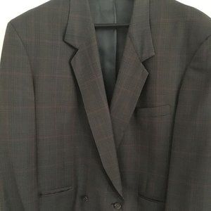 Custom taiored Blazer for Men- plaid, M 44R